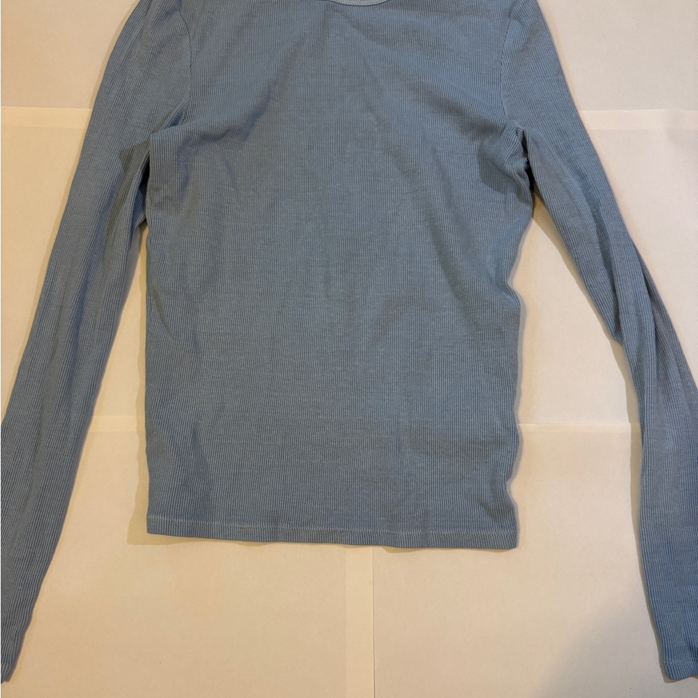 Cotton On Gray Fitted Long Sleeve Tee